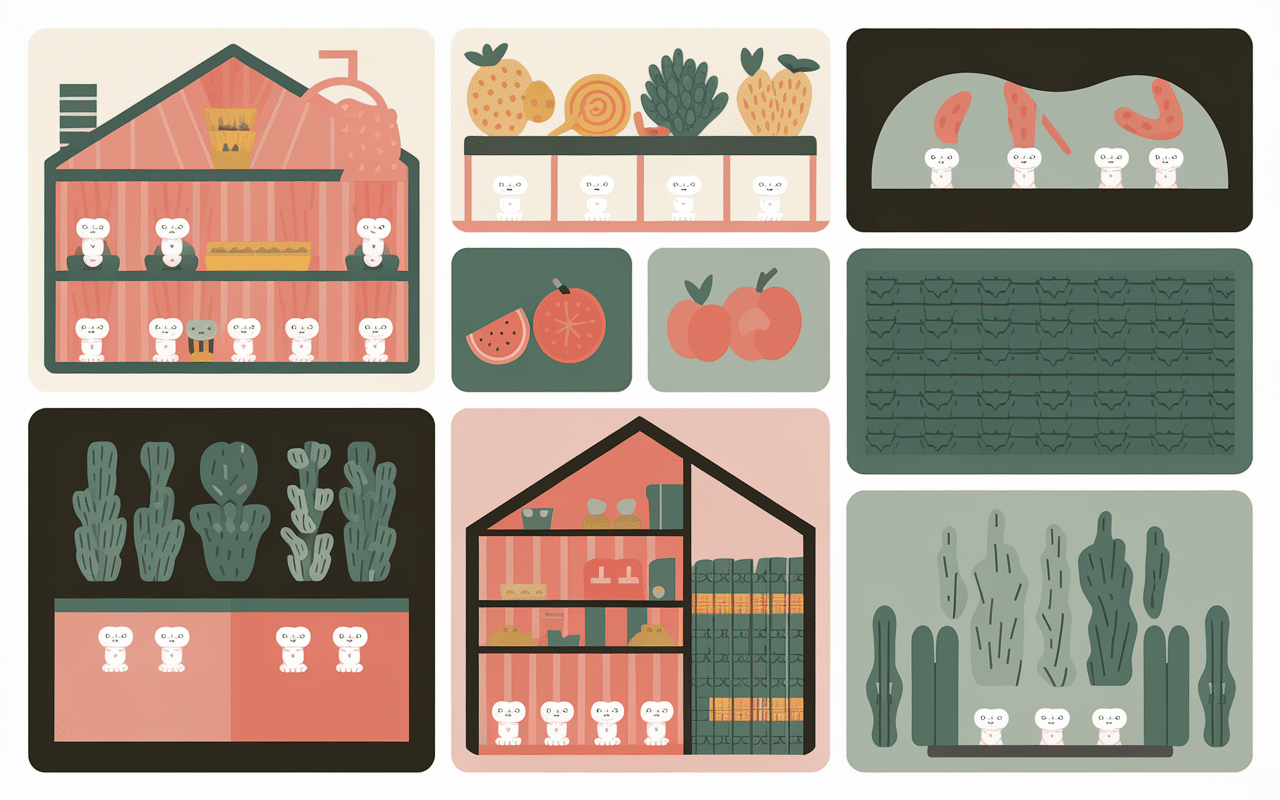 Illustration des problèmes d'hygiène liés aux asticots