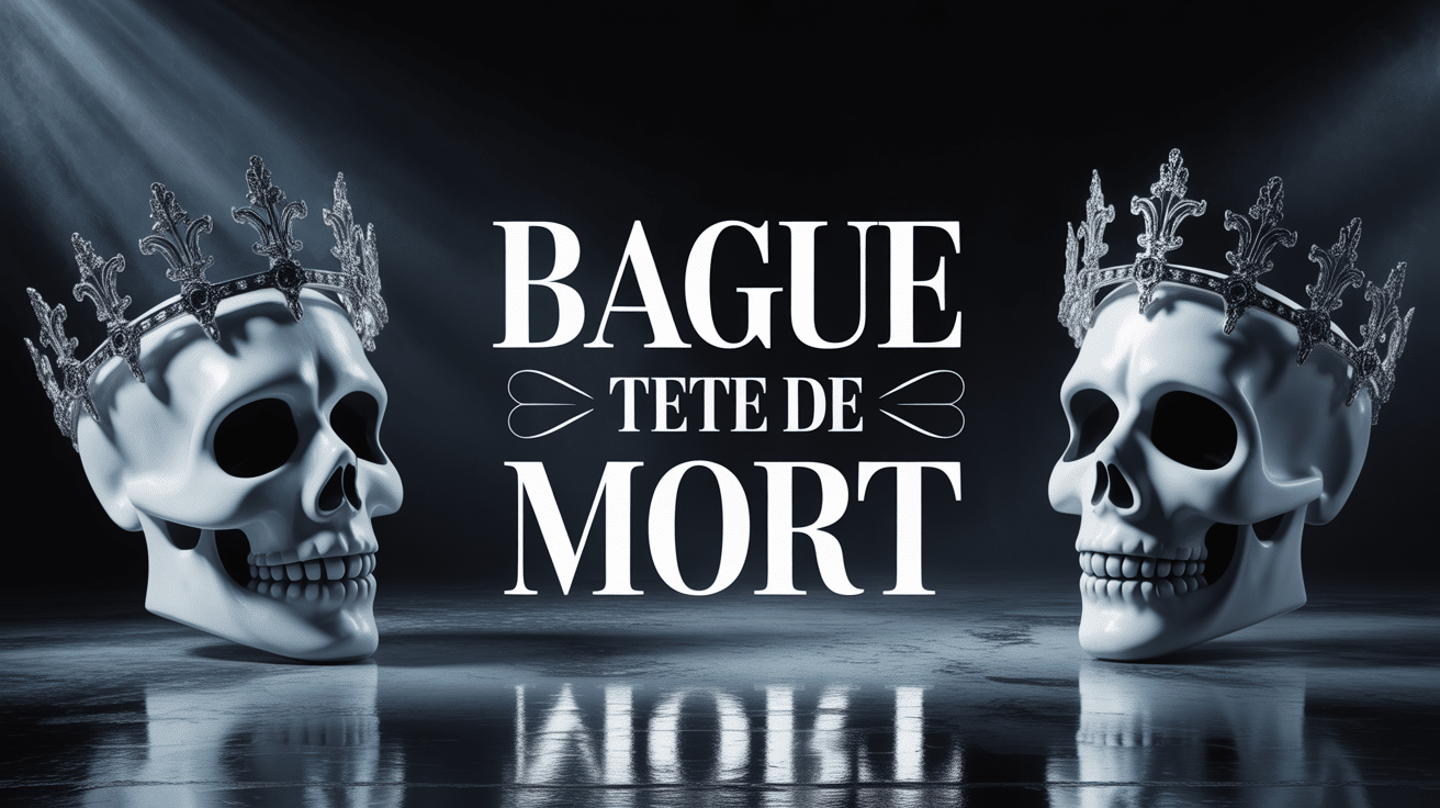 Collection de bagues tête de mort artistiques