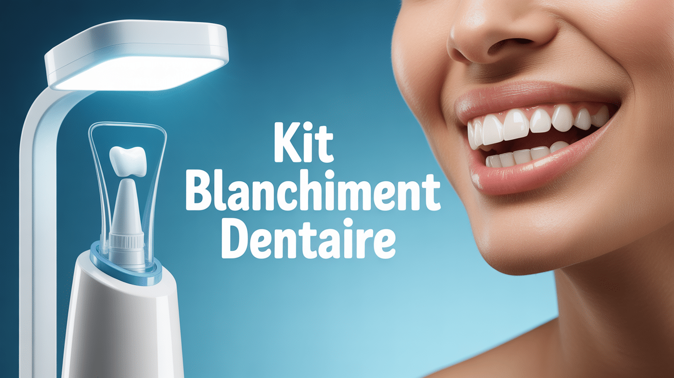 Blanchiment dentaire kit avec gouttière et LED