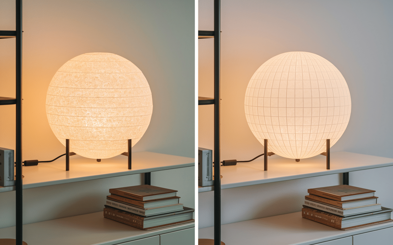 Différence entre lampe lunaire et lampe classique