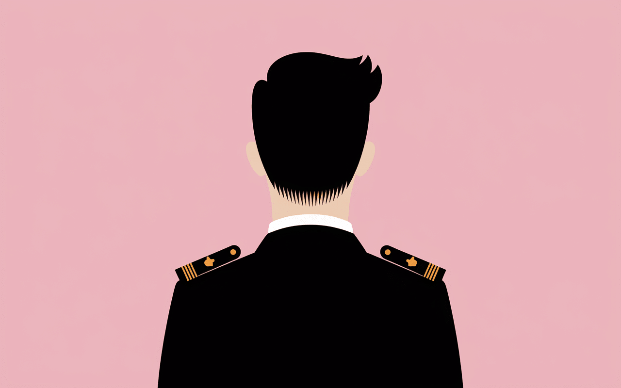 Silhouette coupe homme mi long de dos