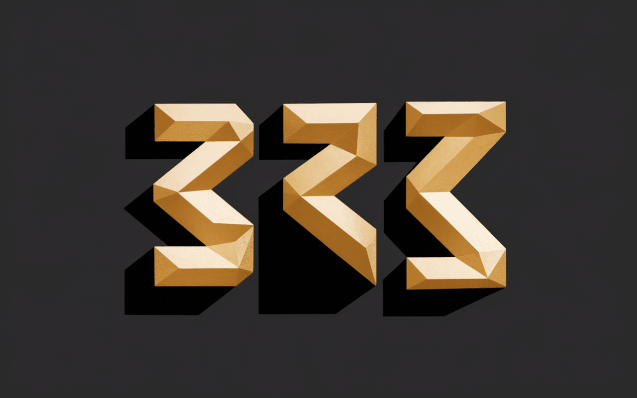 Design monogramme YSL doré moderne