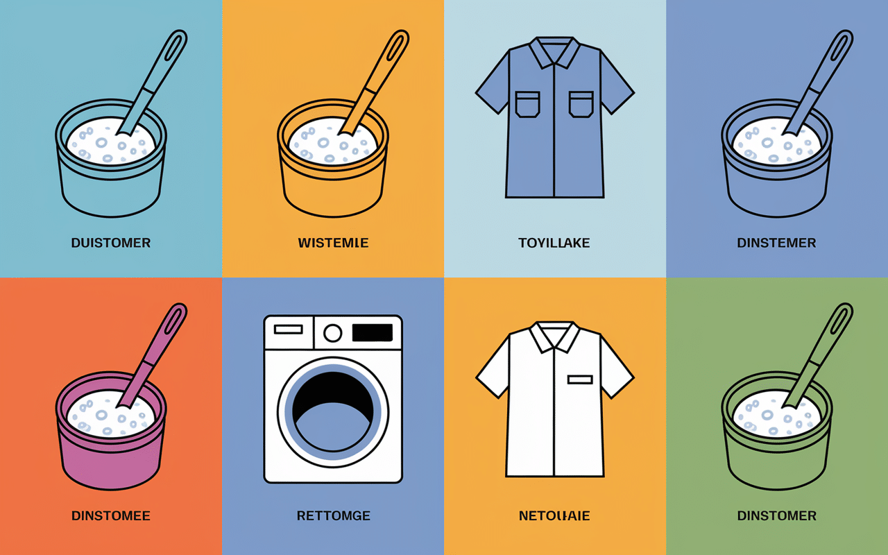 Mesures cristaux soude lessive tambour machine