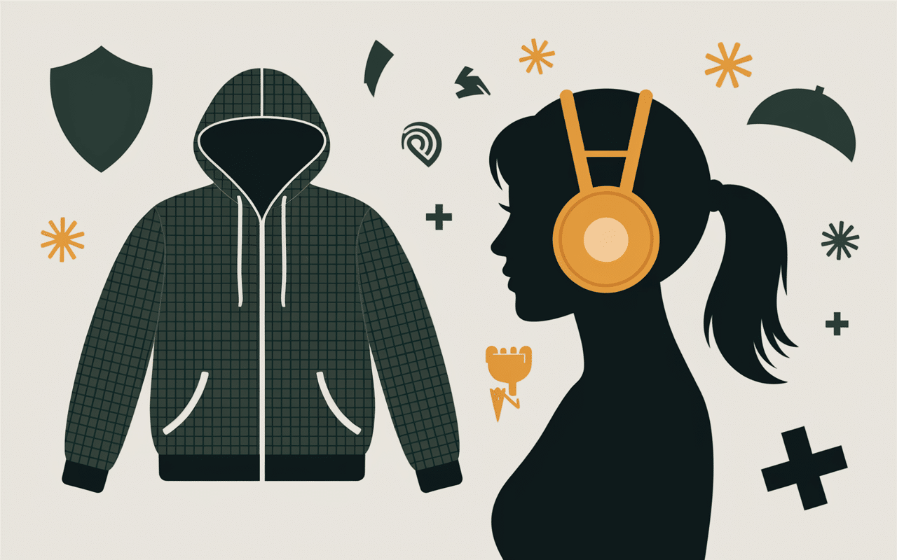 Illustration durag rag déplié