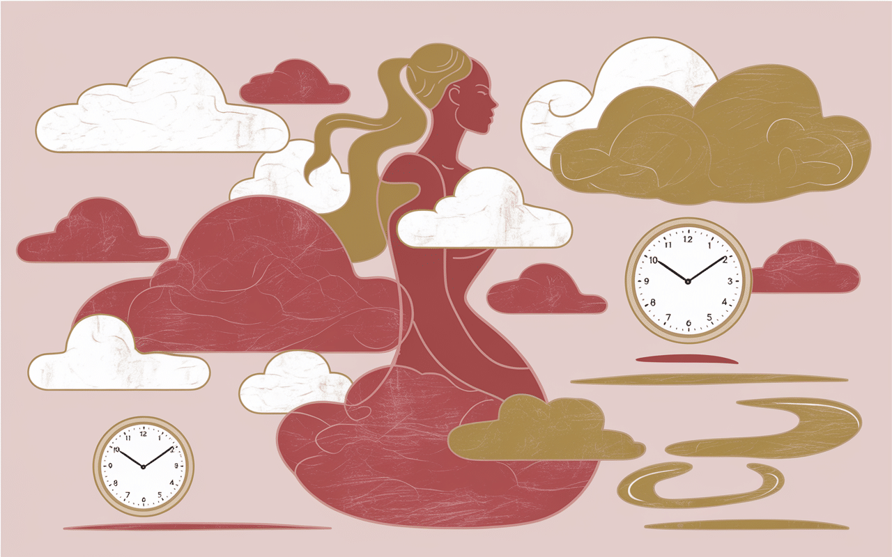 Silhouette féminine avec ondes parfumées Eclaire Lattafa