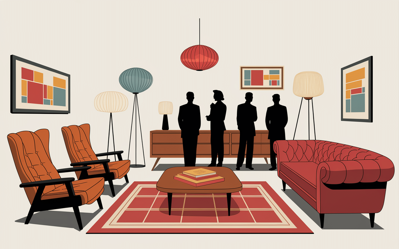 Showroom vintage Maison Éthier 1960