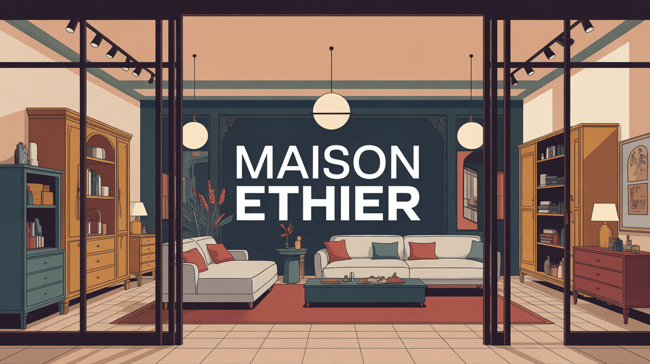 Magasin Maison Éthier avec meubles haut de gamme