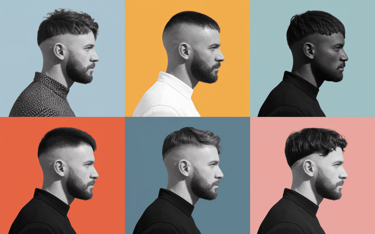 Styles modernes coupe homme mi long