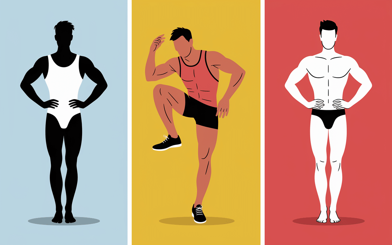 body pour homme sous-vêtement sportif mode