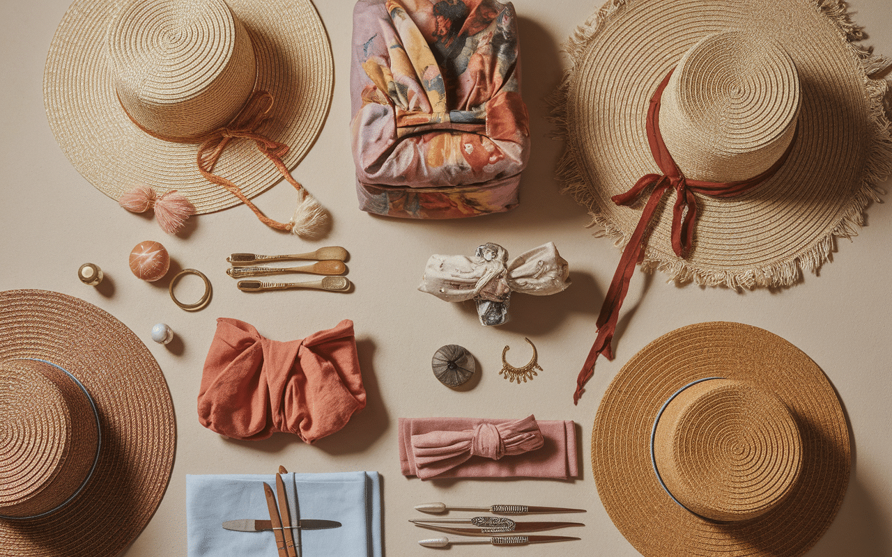 ma boheme robe cache-cœur tissus accessoires et motifs variés