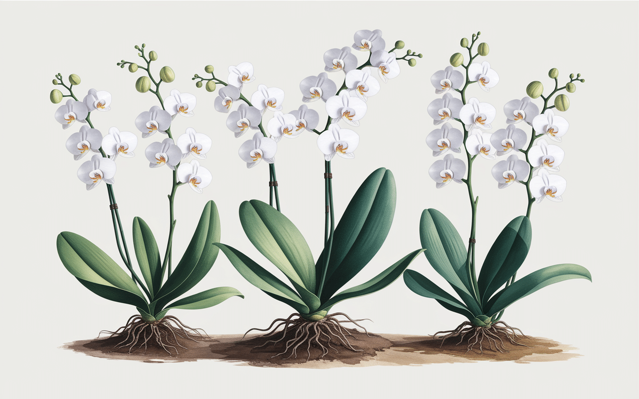 Plant de vanillier baccara vanille illustration