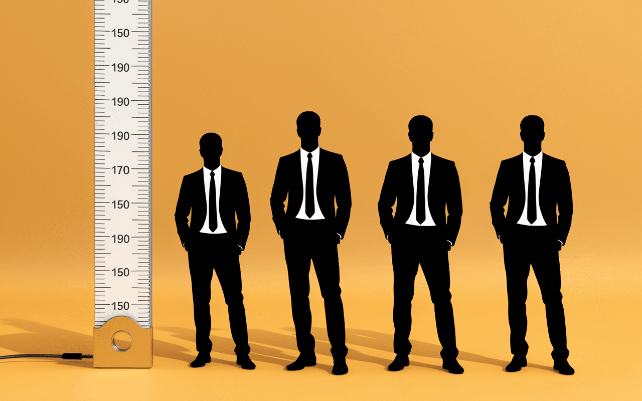 Mesure standard taille pour mannequin homme