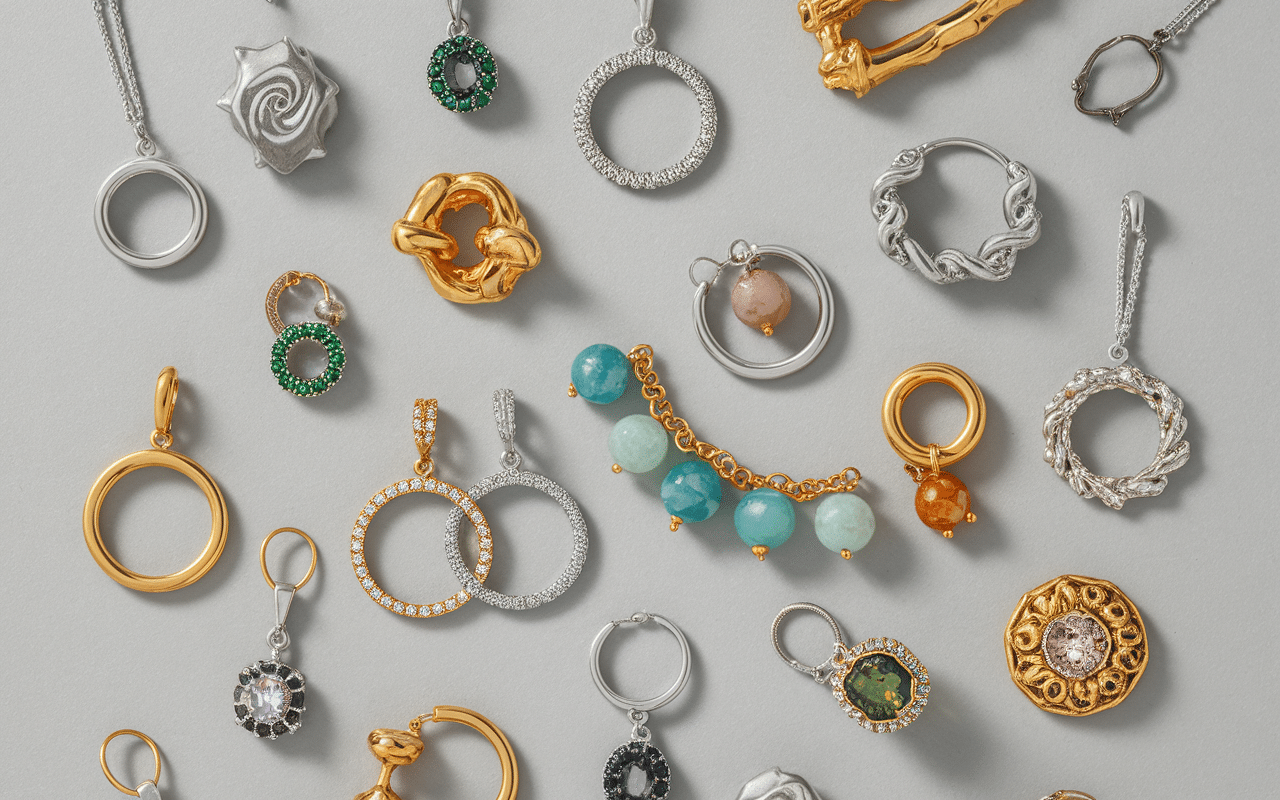 Bijoux anneau nombril piercing matériaux variés