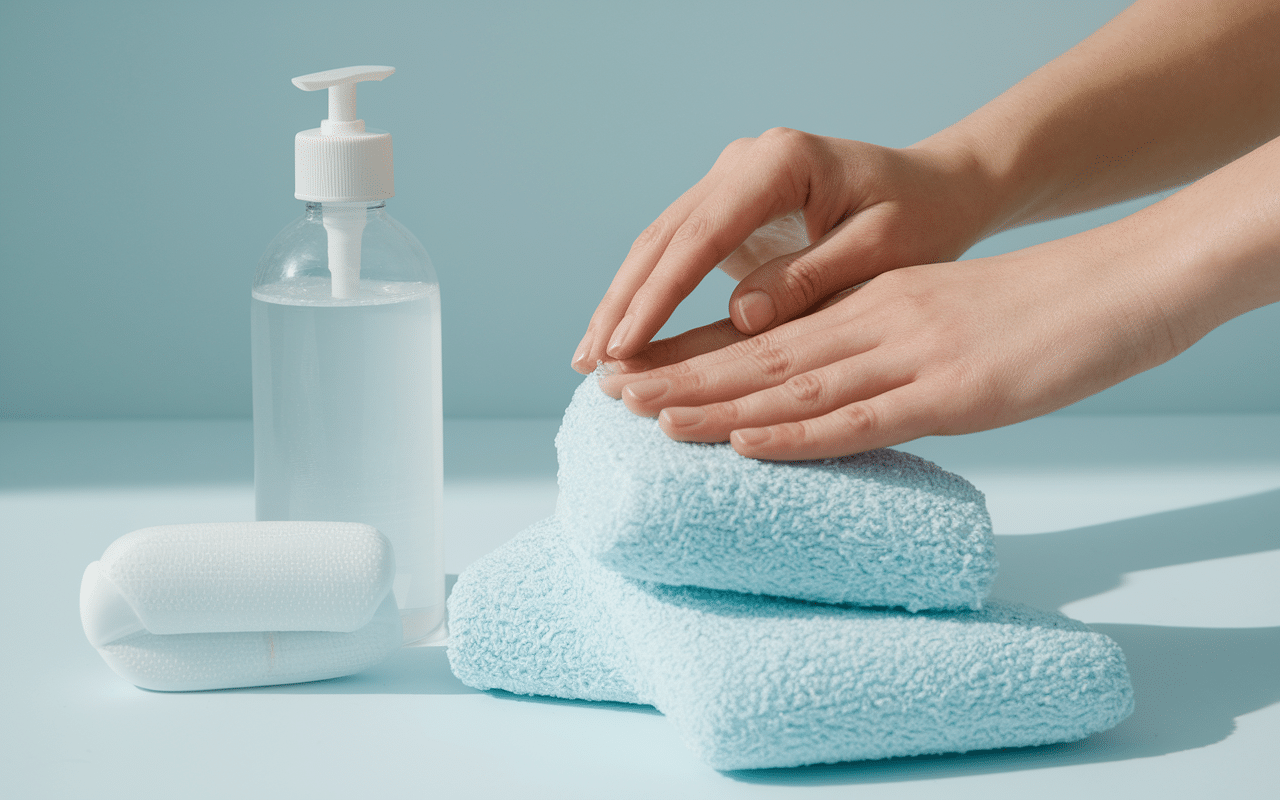 Soins anneau nombril piercing produits hygiène