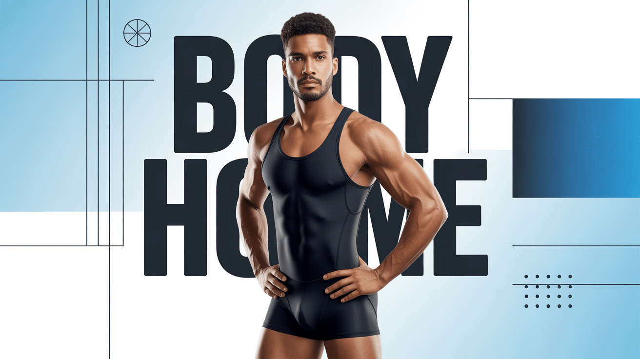 body homme noir pose confiante