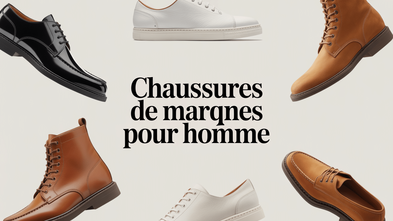 chaussures marques homme cuir sneaker boots mocassins