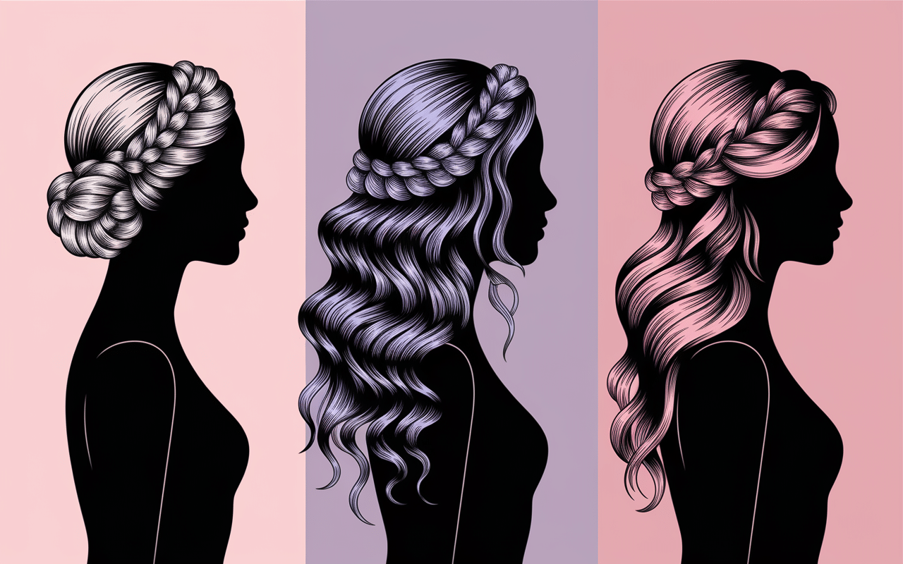 coiffure bohème mariage trois longueurs cheveux modèles