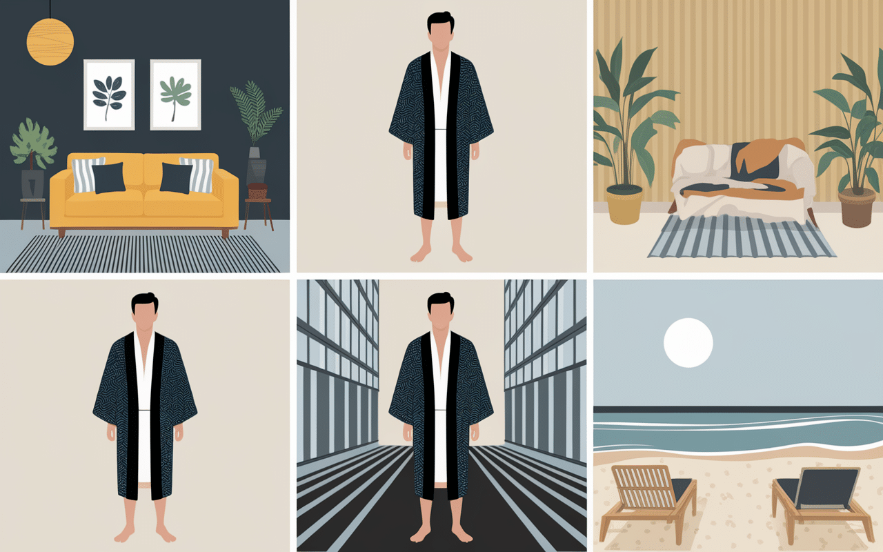 Différents usages du kimono homme au quotidien