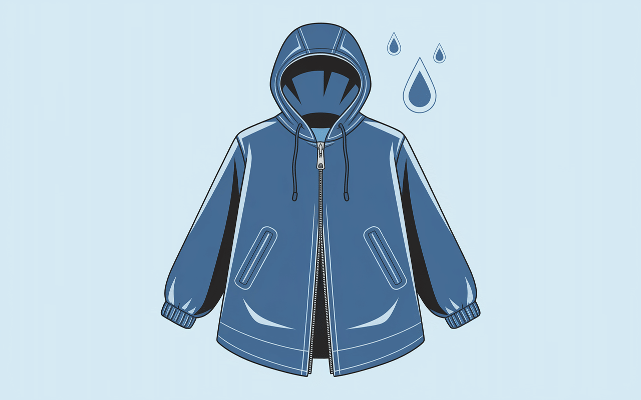 maium veste transformation poncho zips étanches