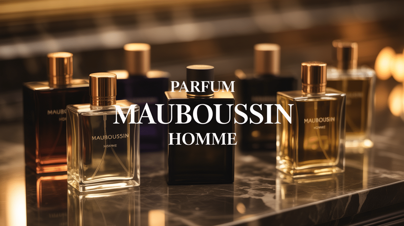 mauboussin parfum pour homme bouteilles élégantes
