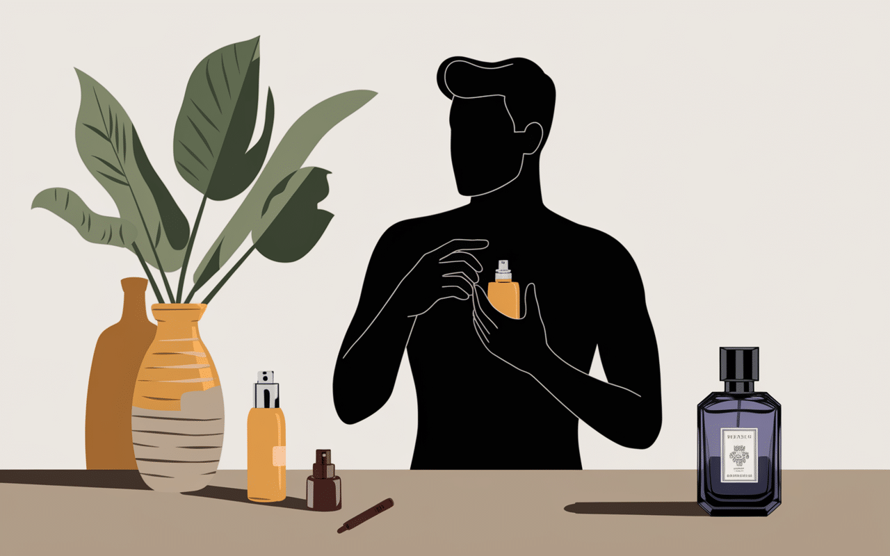 application parfum one million homme sur poignet et cou moderne