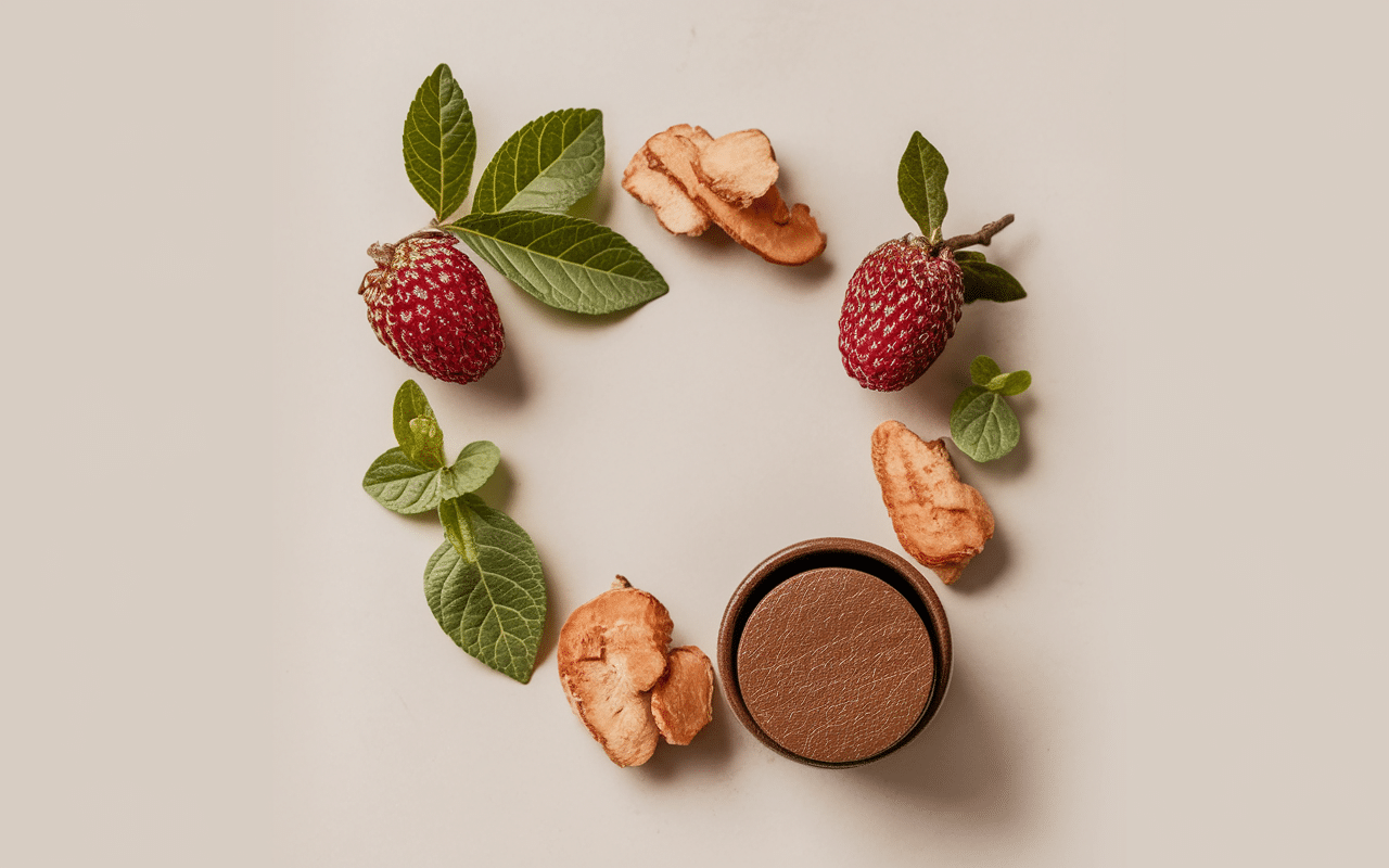 ingrédients du parfum one million homme disposés en cercle