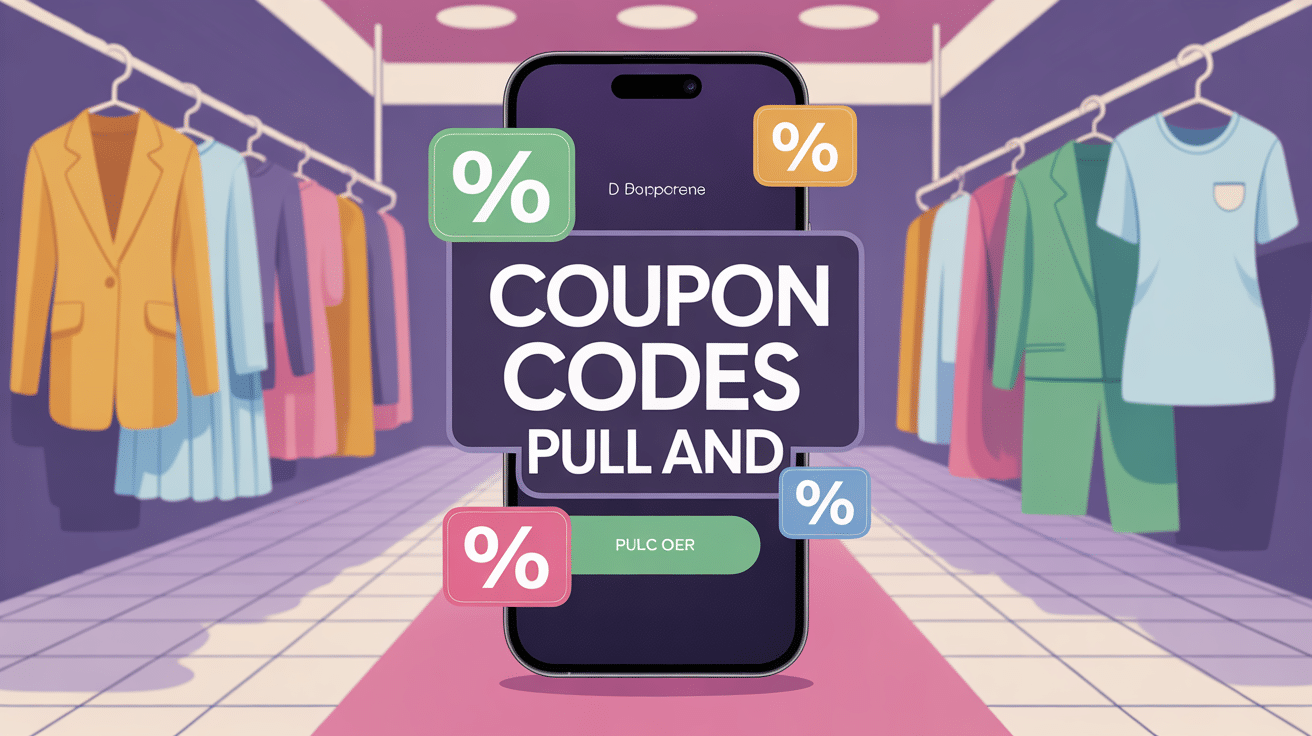 pull and bear coupon code icônes réduction smartphone