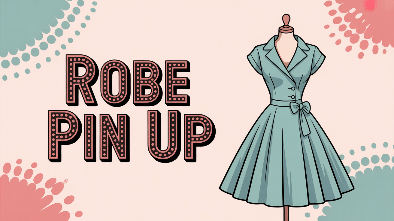 robe pin up vintage 1950 taille marquée jupe évasée