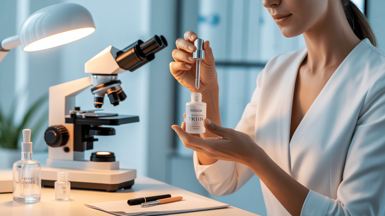 rovea skin avis dermatologue flacon serum dermatologue