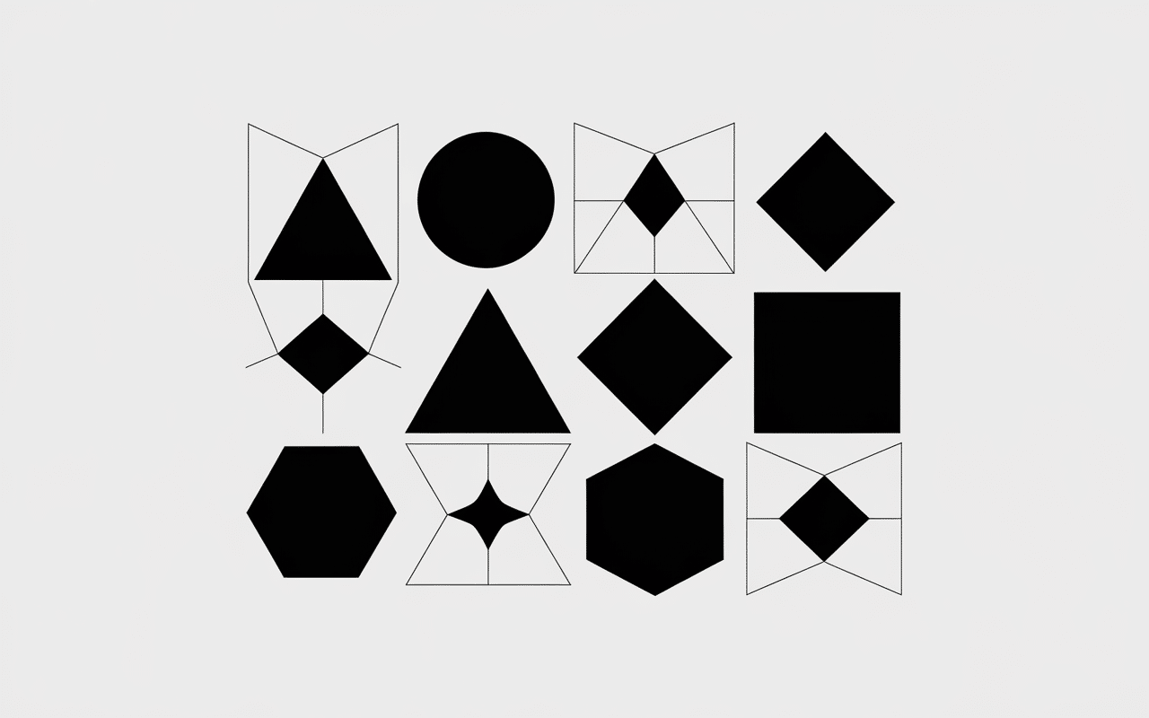 Formes géométriques tatouage géométrique épuré