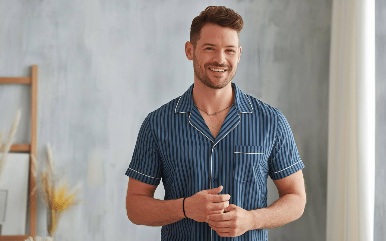 collection chemise de nuit homme moderne tendance