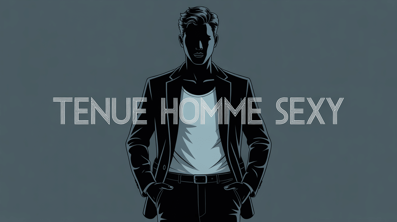 Tenue homme sexy avec blazer ajusté sur silhouette confiante