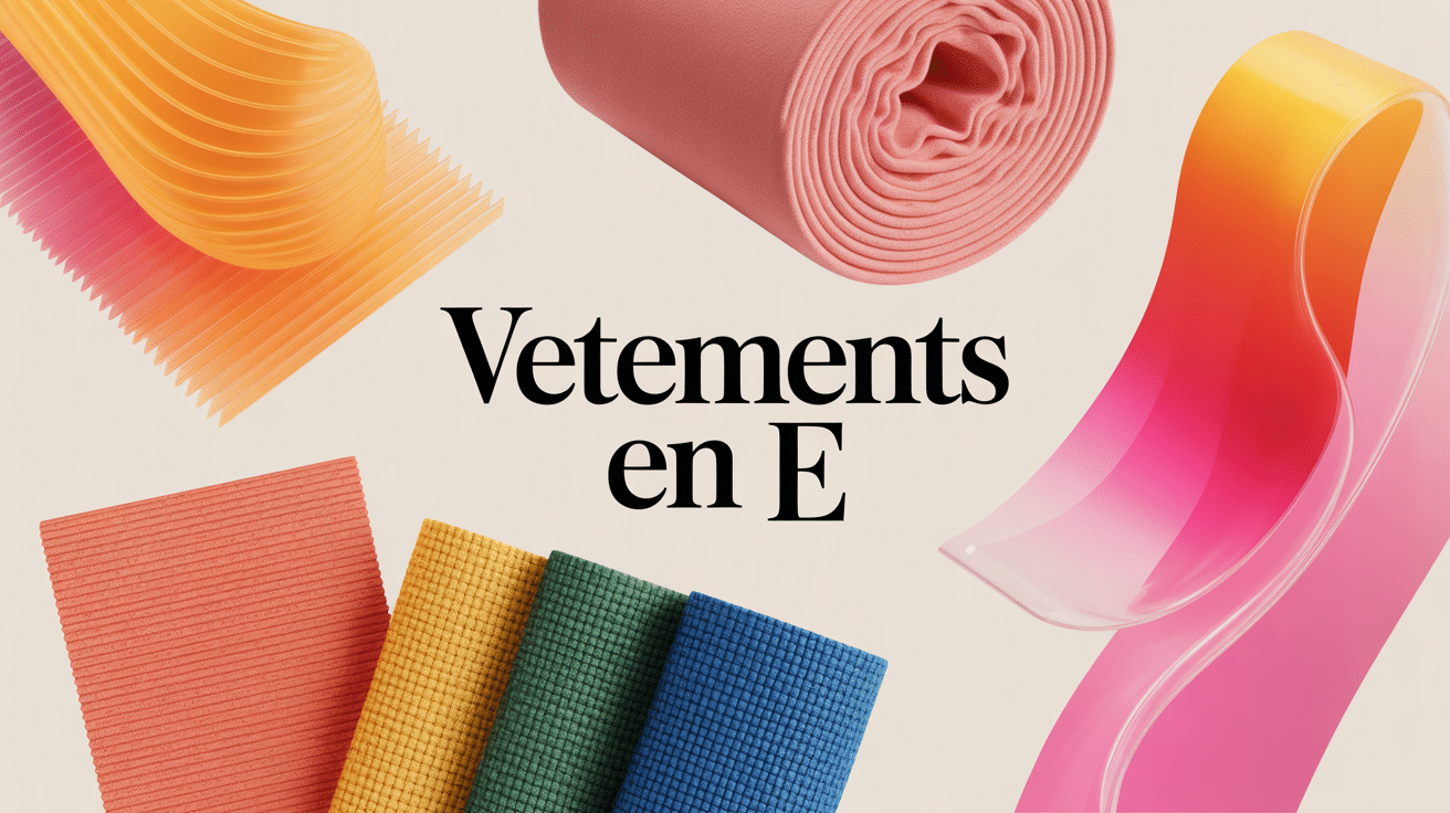 gros plan vetement en e matières variées