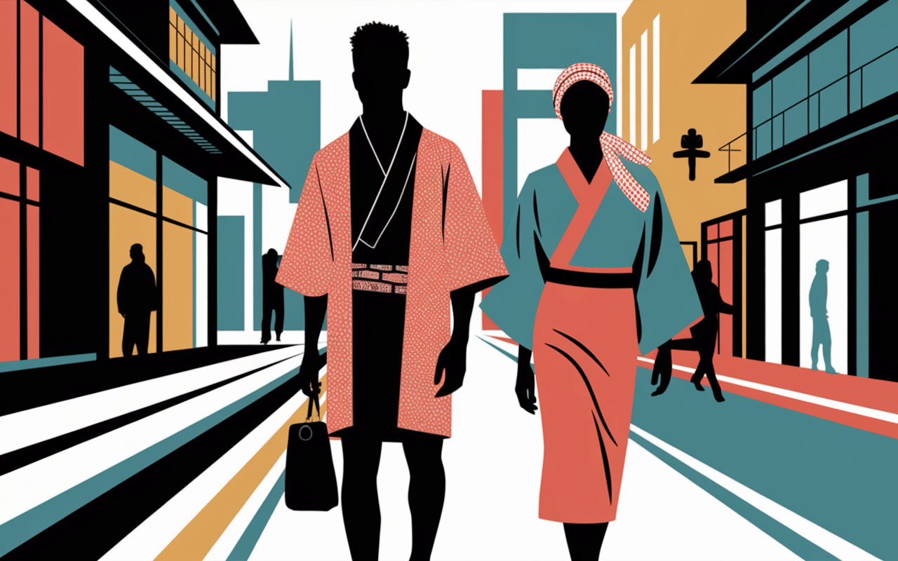 Mode urbaine vetement en k kimono coupe-vent keffieh