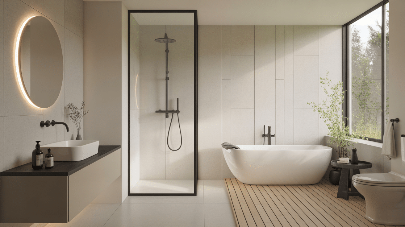 aubade salle de bain meuble vasque robinet douche baignoire