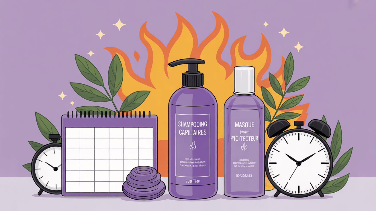 Produits entretien blond cendré shampooing violet masque