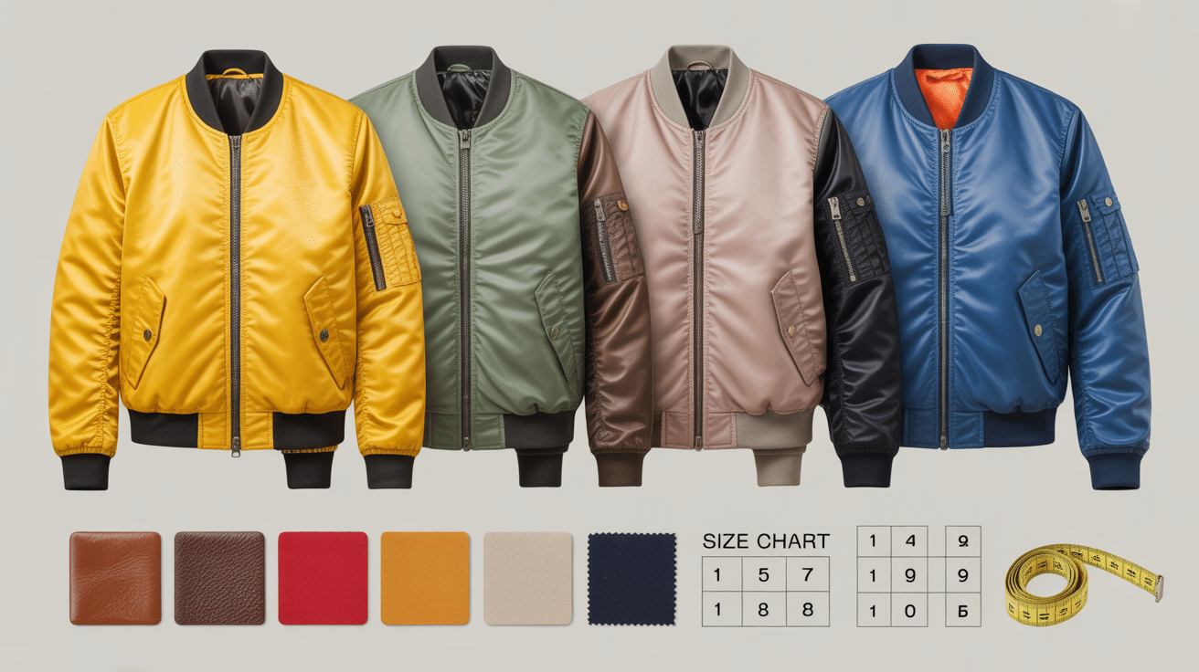 Bombardier homme cuir tissu différents choix