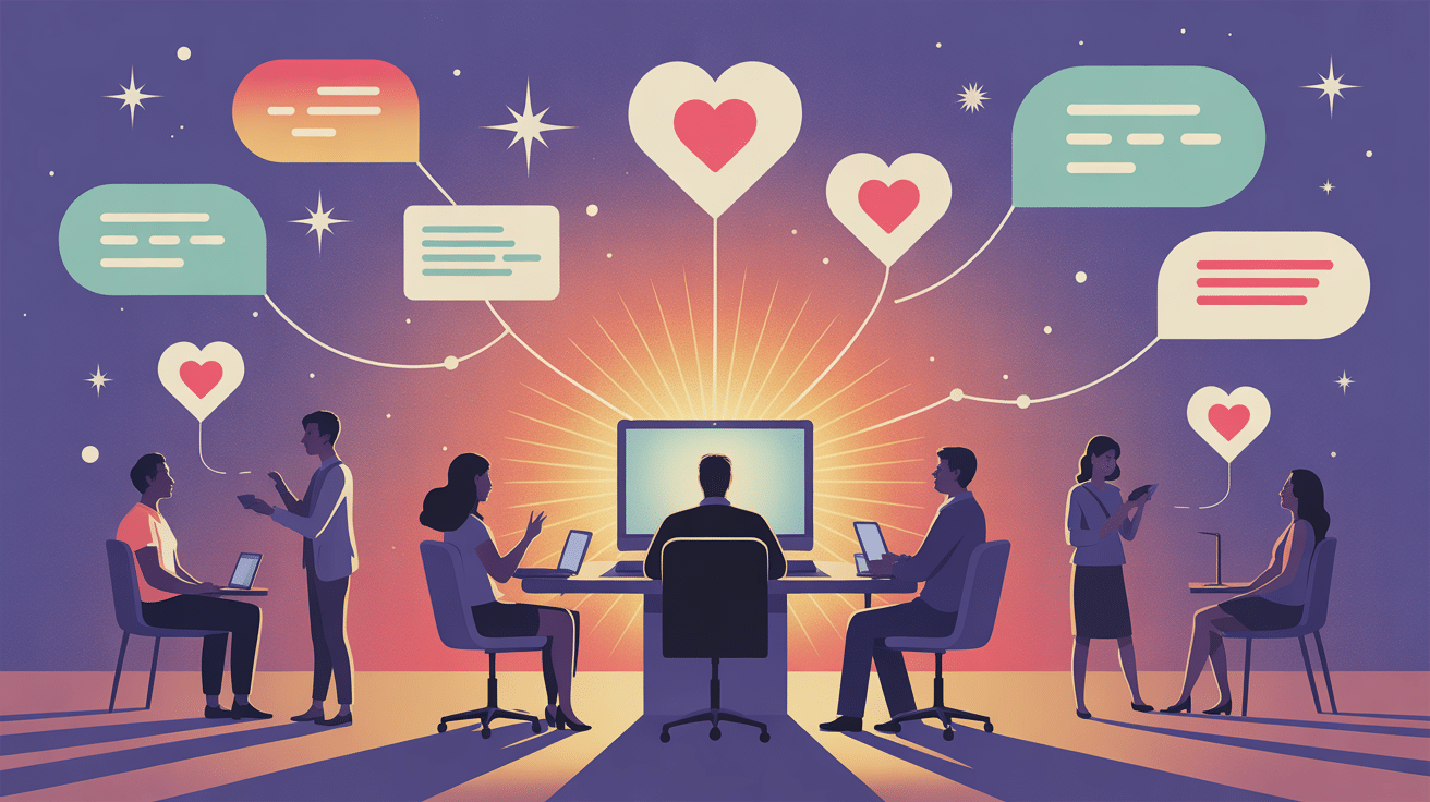 Univers communautaire cecile briat blog illustration