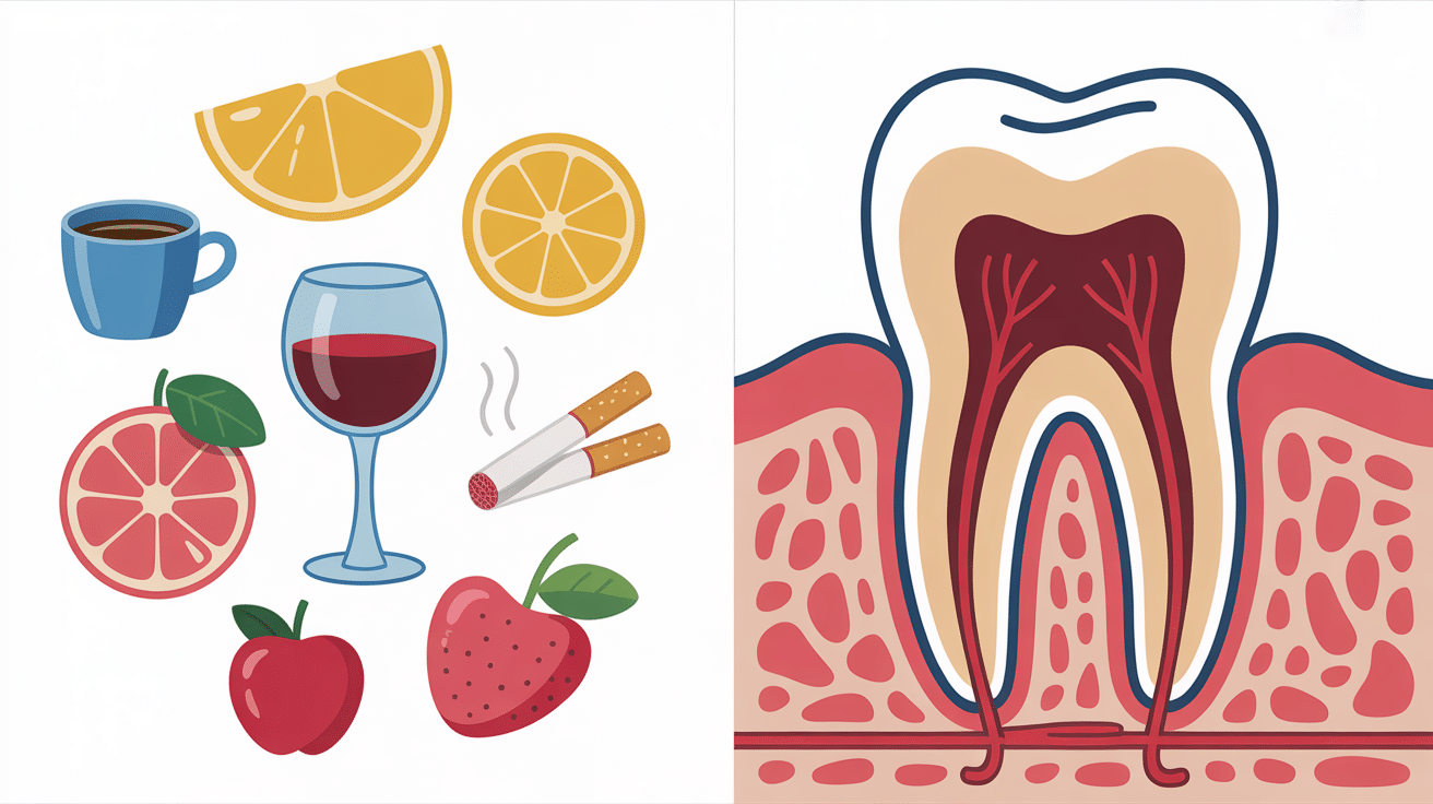 comment avoir les dents blanches aliments causes et prévention