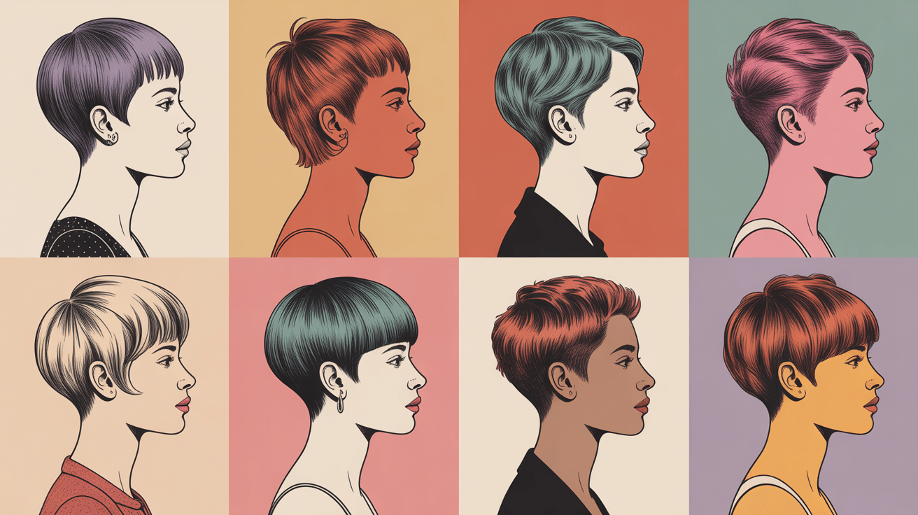 Styles coupe courte femme forte différentes morphologies