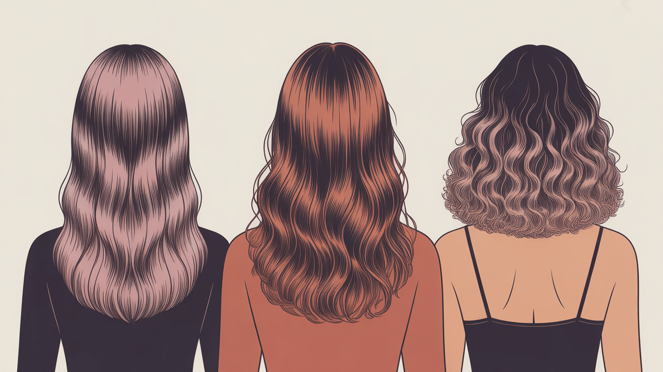 Coupes de cheveux dégradé femme cheveux fins épais bouclés