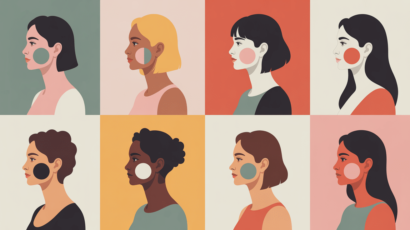 variations coupe meduse selon morphologie visage infographie