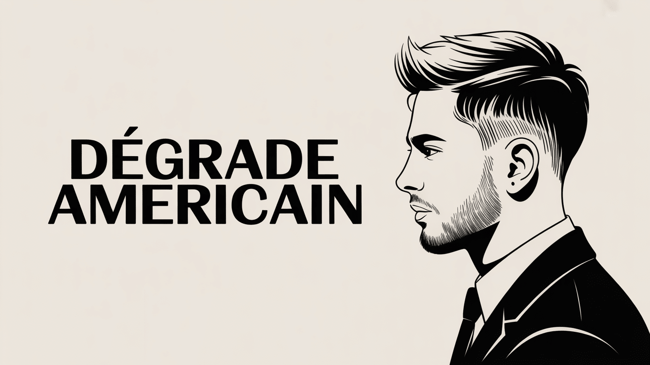 photo degradé americain sur homme profil