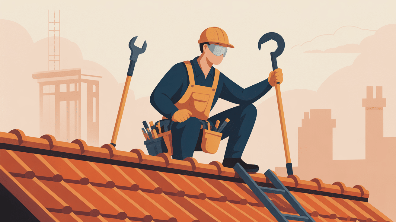 artisan couvreur faitage toiture pose