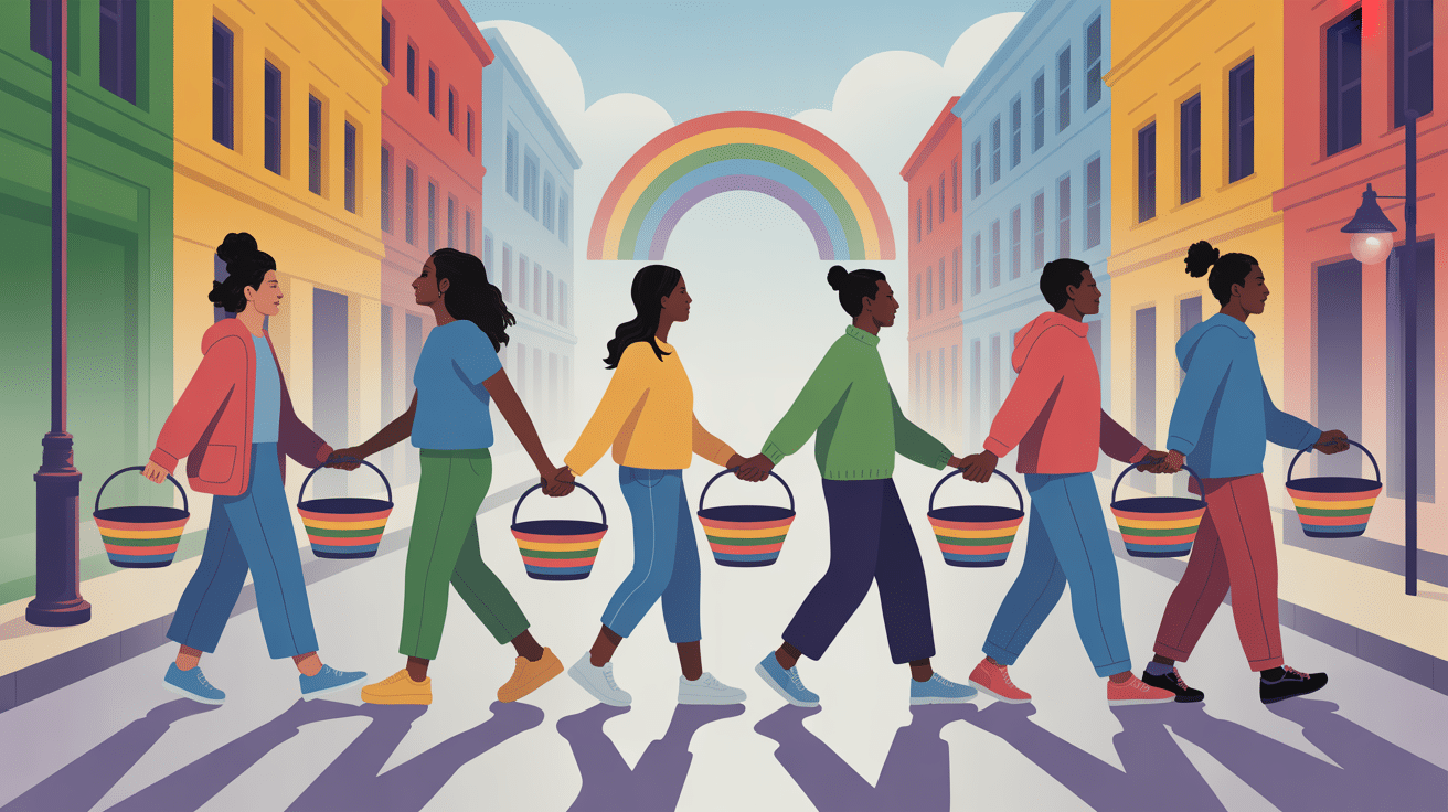 personnes avec gay sneakers impact culturel