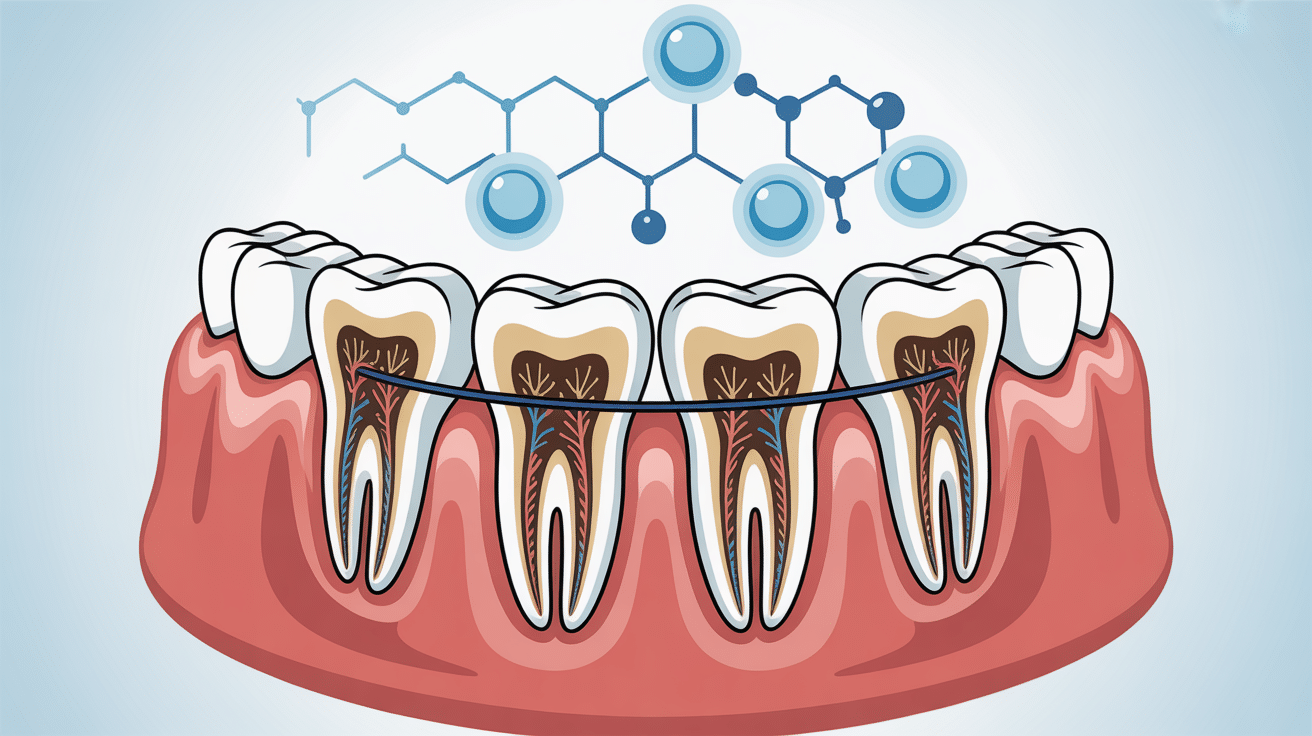 fonctionnement kit blanchiment dentaire illustration