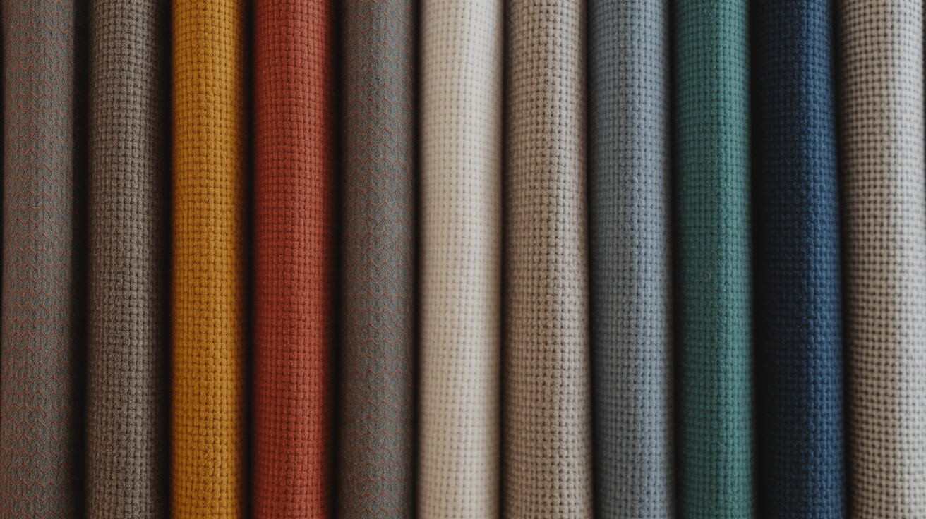 collection échantillons lainage variétés