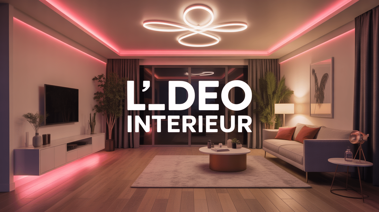ldeo interieur salon moderne ambiance chaleureuse