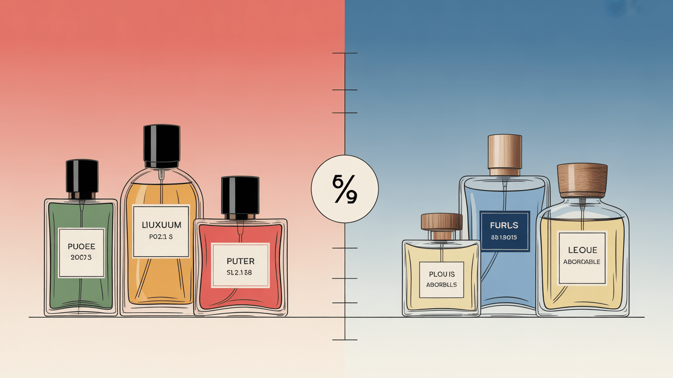 Comparaison flacons liste dupe parfum Adopt luxe abordable