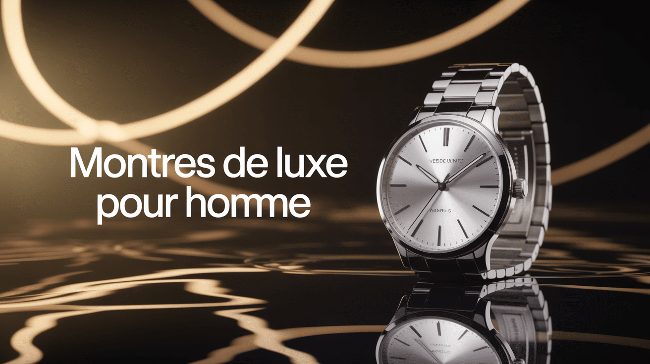 montre tag heuer pour homme luxe sur surface noire